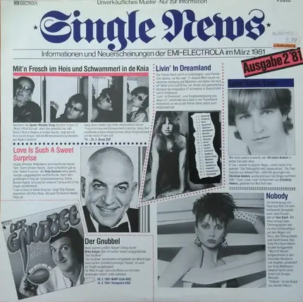 Mike Krüger, Henry Valentino a.o. - Single News 2'81