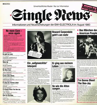 Denise, American People, Eddy Hilll a.o. - Single News 6'80