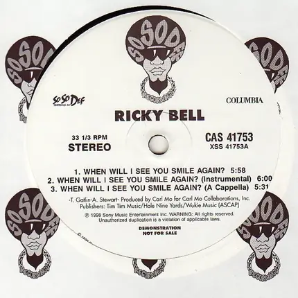 Ricky Bell, Ying Yang Twins - So So Def Bass All-Stars Vol. III