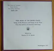 LP - Various - Songs Of The Mormons And Songs Of The West From The Archive Of American Folk Song