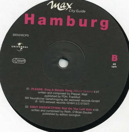 Sand, Lemm, Please, Knut Kiesewetter Train - Sound Of The City - Hamburg