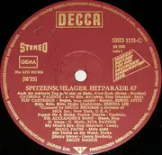LP - Manuela, Benda Lee a.o. - Spitzenschlager Hitparade '67