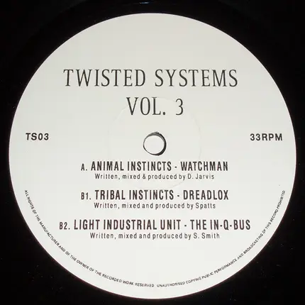 Animal Instincts / Tribal Instincts a.o. - Twisted Systems Vol. 3