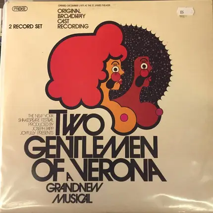 Galt MacDermot - Two Gentlemen Of Verona: A Grand New Musical (Original Broadway Cast Recording)