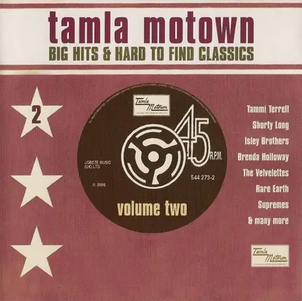Brenda Holloway, The Velvelettes, Tammi Terrell,u.a - Tamla Motown Big Hits & Hard To Find Classics Volume 2