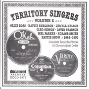 CD - Ollie Ross / Hattie Burleson a.o. - Territory Singers Volume 2 (Complete Recorded Works In Chronological Order)