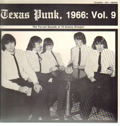 The Fugitives, The Debonairs, The Barons, etc - Texas Punk, 1966: Vol. 9 - The Far-Out Sounds Of 12 Groovy Groups