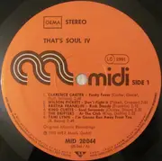 LP - Wilson Pickett, Aretha Franklin, Otis Redding a.o. - That's Soul 4