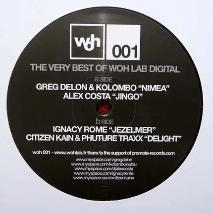 Alex Costa a.o. - The Very Best Of Woh Lab Digital
