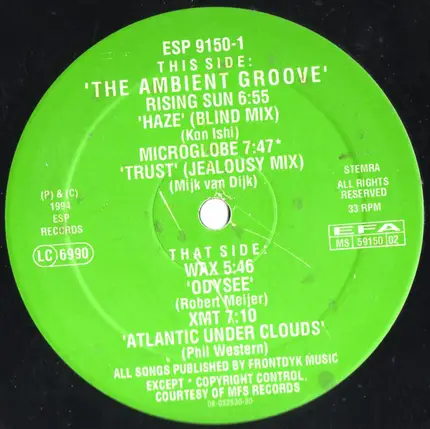 Rising Sun, Microglobe a.o. - The Ambient Groove