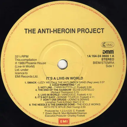 Paul McCartney / Chris Rea a.o. - The Anti-Heroin Project - It's A Live-In World