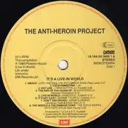 Double LP - Various - The Anti-Heroin Project - It's A Live-In World