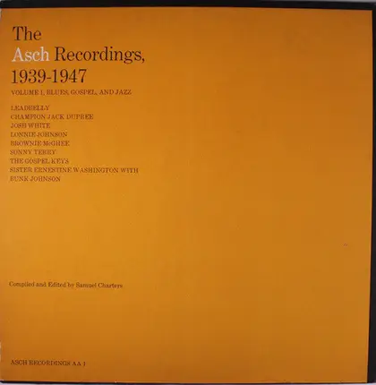 Gospel Sampler - The Asch Recordings, 1939-1947, Volume One Blues, Gospel, And Jazz