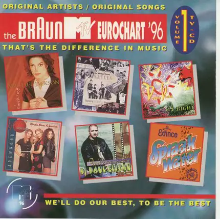 DJ Paul Elstak / Moby / Kellee - The Braun MTV Eurochart '96 - Volume 1