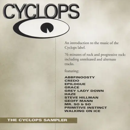 Credo, Epilogue, Grace a.o. - The Cyclops Sampler
