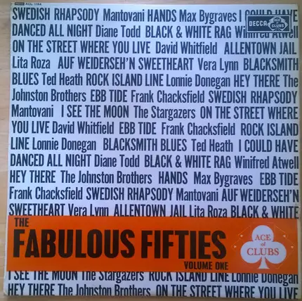 Diane Todd / Vera Lynn / Lita Roza / a.o. - The Fabulous Fifties Volume One