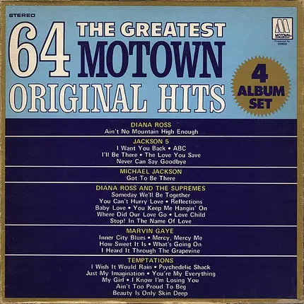 Diana Ross, Jackson 5, Marvin Gaye,.. - The Greatest 64 Motown Original Hits