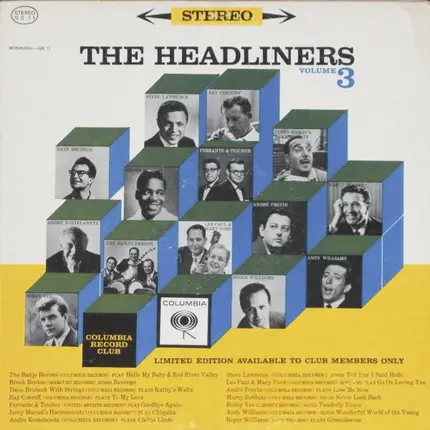 Ray Conniff, Dave Brubeck a.o. - The Headliners, Volume 3