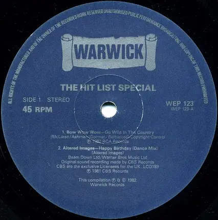 ABBA, Motothead, U.B.40 a.o. - The Hitlist Special