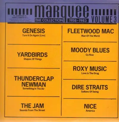Genesis / Yardbirds / Thunderclap Newman / The Jam - The Marquee Collection Vol. 3