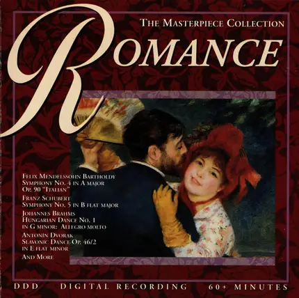 Brahms / Schubert / Bizet / Mendelssohn a.o. - The Masterpiece Collection - Music For Romance