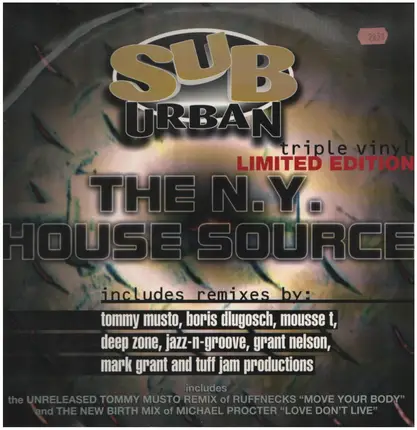 Boris Dlugosch, Tommy Musto a.o. - The N.Y. House Source