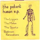 7inch Vinyl Single - Various - The Potent Human E. P. - Orange Sleeve