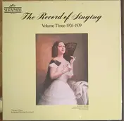 Gigli - The Record Of Singing Volume Three: 1926-1939