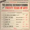 LP - Various - The Original Recorded Versions Of Twenty Years Of Hits