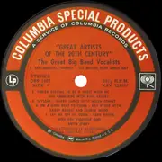 LP - Doris Day, Bing Crosby a.o. - The Great Big Band Vocalists