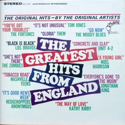 Tom Jones, Them a.o. - The Greatest Hits From England