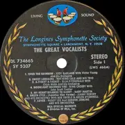 LP - Judy Garland, Nat King Cole - The Great Vocalists Of The Big Band Era