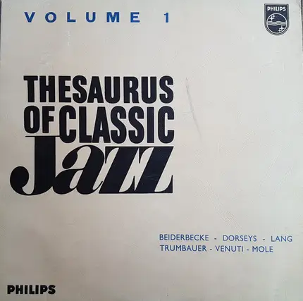The Dorsey Brothers Orchestra a.o. - Thesaurus Of Classic Jazz Volume 1