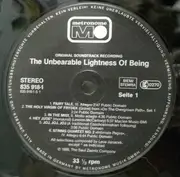 LP - Soundtrack - The Unbearable Lightness Of Being (Original Soundtrack Recording)