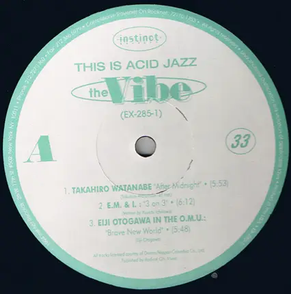 Takahiro Watanabe, Isao Osada, DJ Hakase et al - This Is Acid Jazz: The Vibe