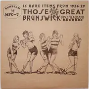 LP - Hal Byers, Charlie Straight - Those Great Brunswick Phonograph Records