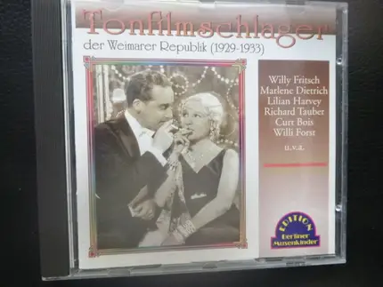 Various - Tonfilmschlager Der Weimarer Republik (1929-1933)