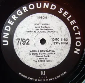 Dave Lee - Underground Selection 7/92