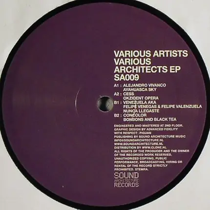 Various - Various Architects EP