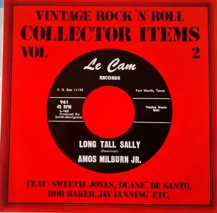 Bob Baker, Sweetie Jones, a.o. - Vintage Rock 'N' Roll Collector Items Vol. 2