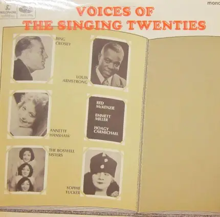 Louis Armstrong, Bing Crosby, The Boswell Sisters a.o. - Voices of the Singing Twenties