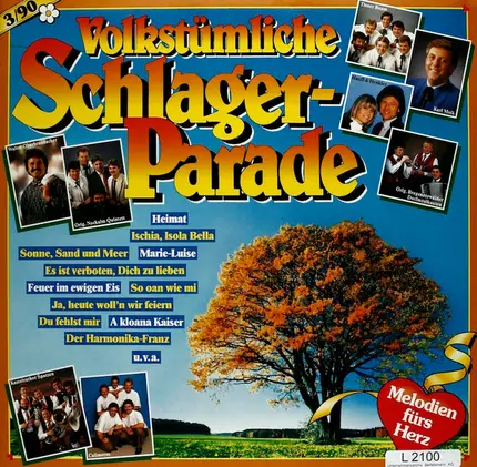 Kastelruther Spatzen, Edith Prock, Zillertaler Schürzenjäger - Volkstümliche Schlager - Parade 3/90 (Melodien Fürs Herz)