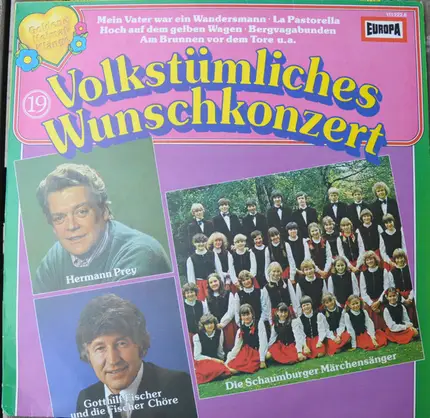 Hermann Prey, Hartwig Stuckmann, a.o. - Volkstümliches Wunschkonzert