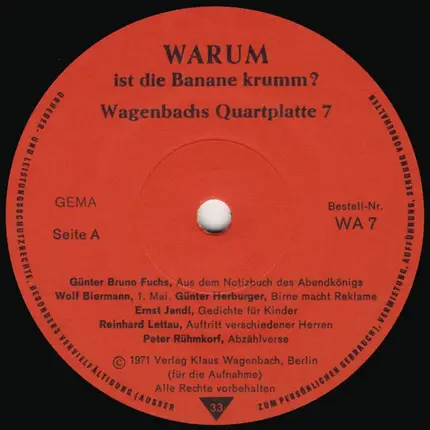 Grips-Theater - Warum Ist Die Banane Krumm?