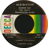 Various - Webcor Extended Play High Fidelity Demonstration Record