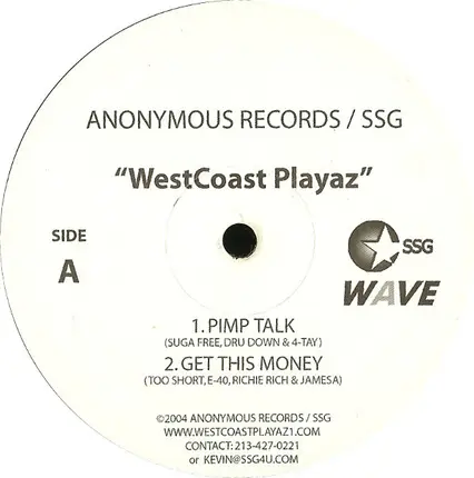 Suga Free , Too Short , E-40 a. o. - WestCoast Playaz
