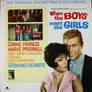 LP - Connie Francis, Herman's Hermits a.o. - When The Boys Meet The Girls