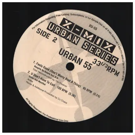 Naughty By Nature, Usher Feat Mystikal a.o. - X-Mix Urban Series 55