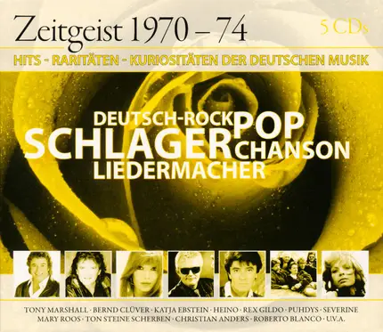 Anthony, Babs Nielsen, Caterina Caselli, ... - Zeitgeist 1970-74 - Hits - Raritäten - Kuriositäten Der Deutschen Musik