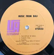 LP - Various - Music From Bali